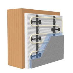 Radiante a parete soffitto sottointonaco